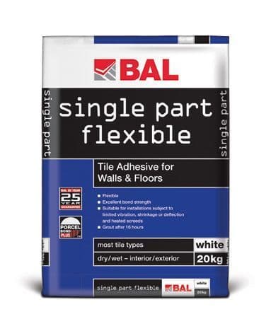 BAL - Single Part Flex - Flexible Tile Adhesive