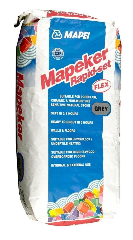 Mapei Mapeker Rapid Set Flexible Tile Adhesive 20kg